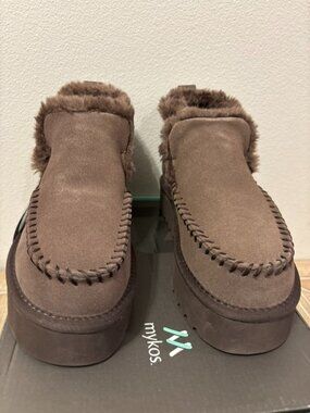 Mykos Suede Platform Winter Boots - Britt